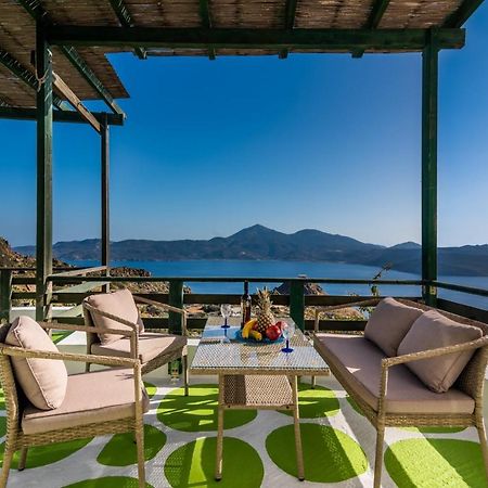 Melisses Sea View House Villa Plaka  Eksteriør billede