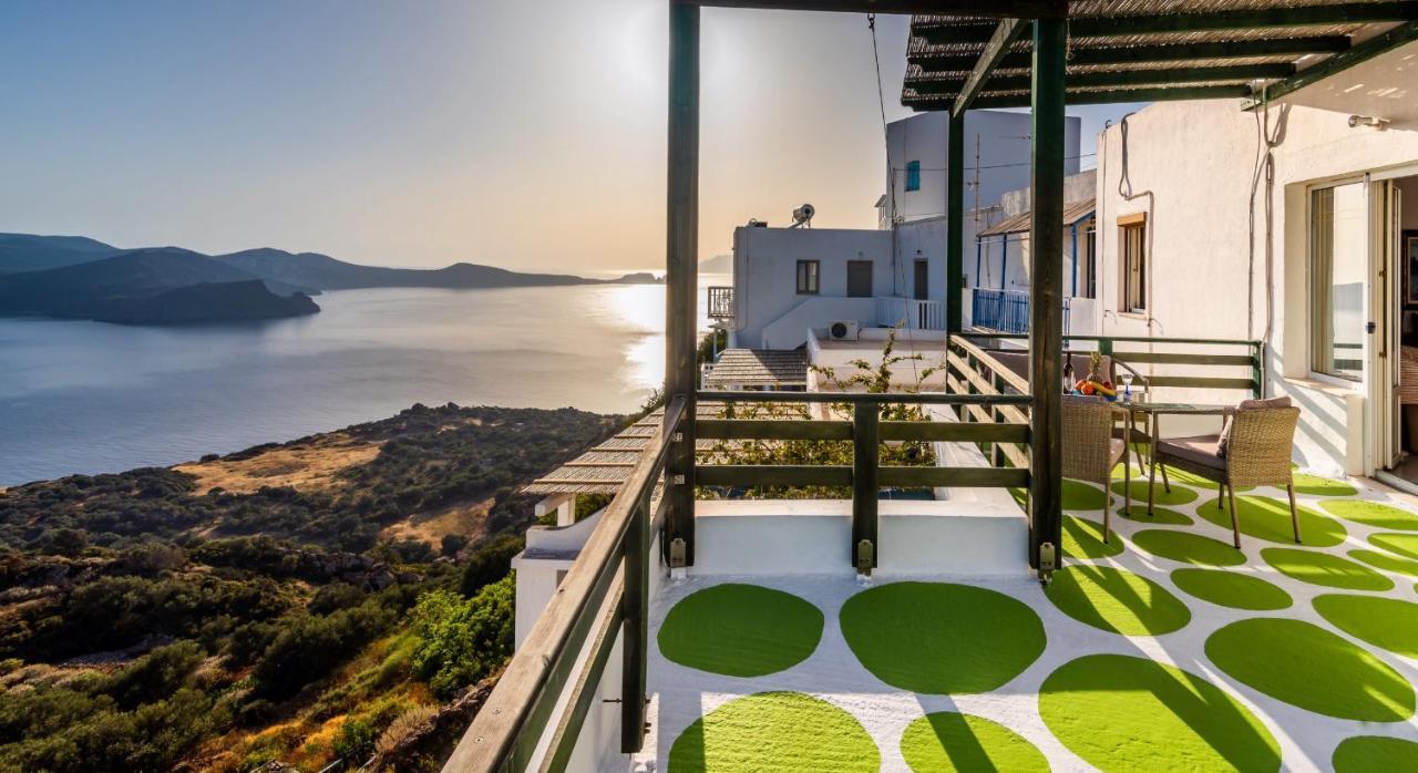 Melisses Sea View House Villa Plaka  Eksteriør billede