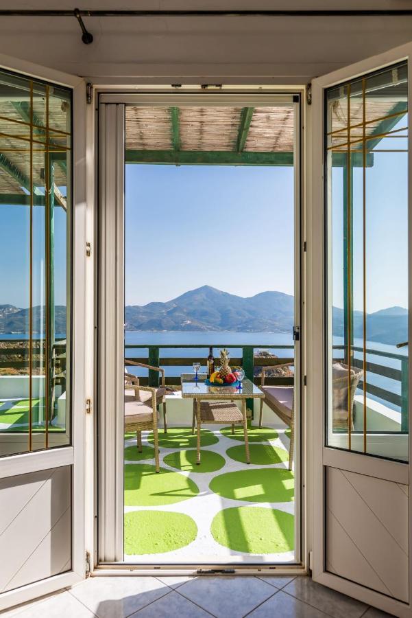 Melisses Sea View House Villa Plaka  Eksteriør billede