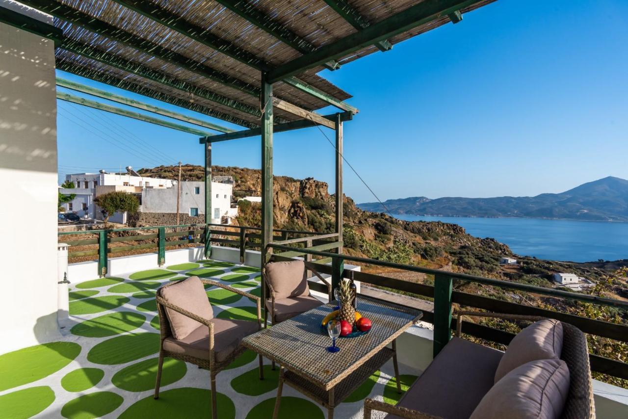 Melisses Sea View House Villa Plaka  Eksteriør billede